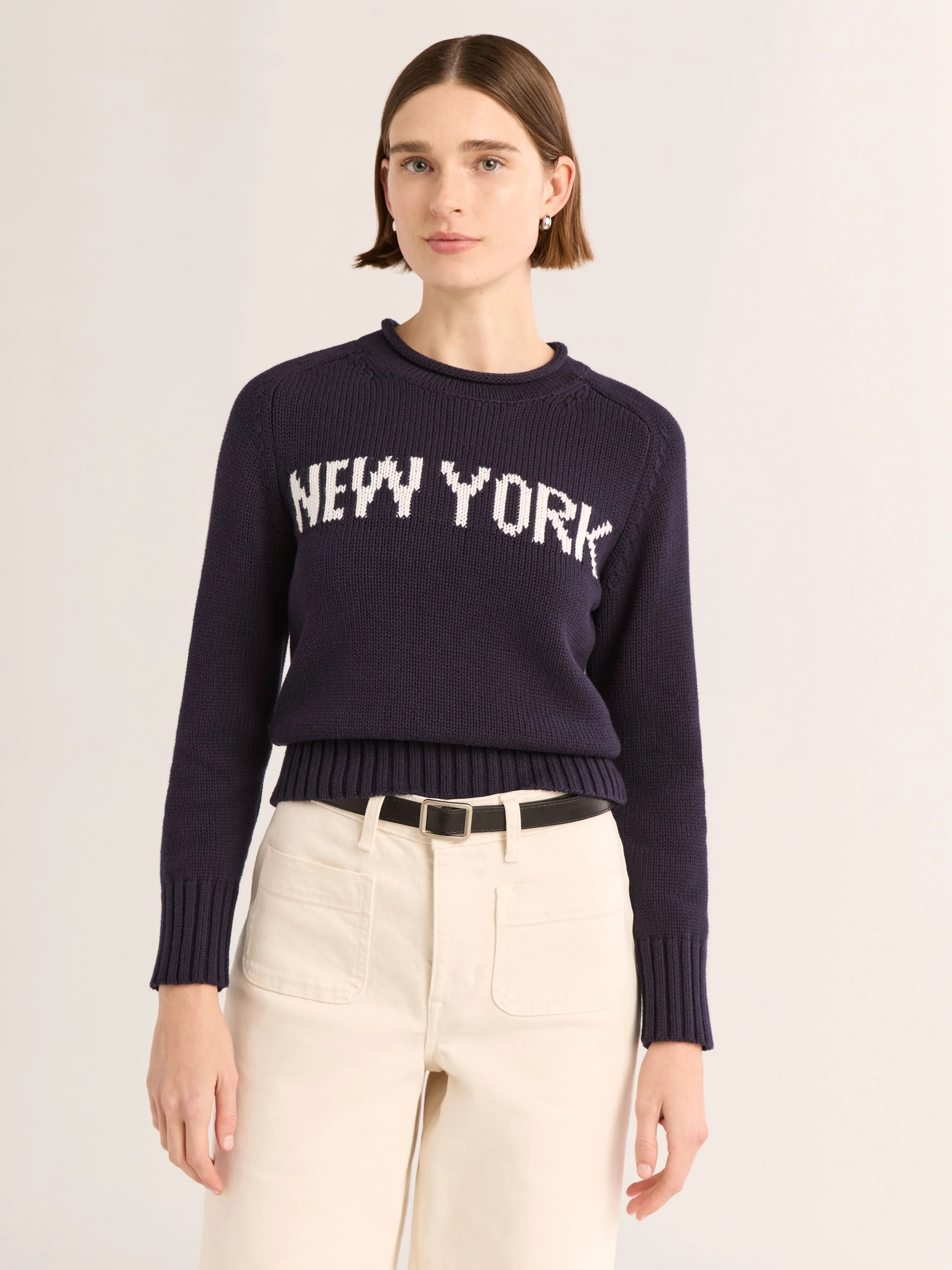 Free Assembly Women's and Women's Plus Cotton Saddle Shoulder Sweater with Long Sleeves, Sizes XS... | Walmart (US)