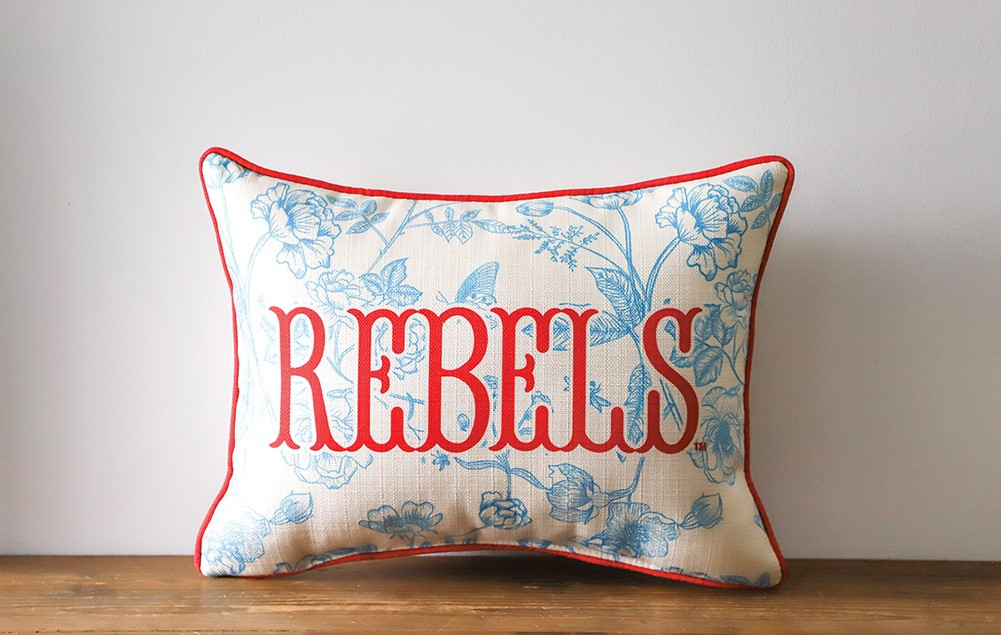Rebels Toile Pillow | Little Birdie | Little Birdie
