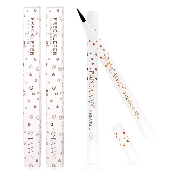Freckle Pen 4 Colors Available, Natural Lifelike Freckle Makeup Pen, Waterproof Long Lasting Quic... | Amazon (US)