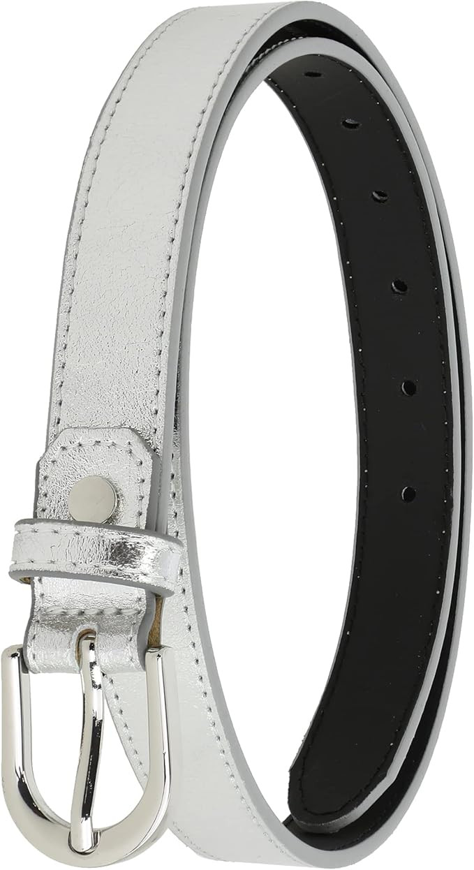 FASHIONGEN - Women genuine Italian leather belt LUNA, Made in France | Amazon (US)