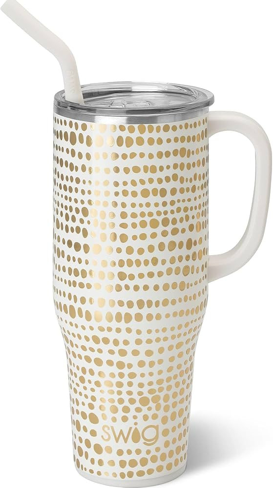Swig Life 40oz Mega Mug | 40 oz Tumbler with Handle and Straw, Cup Holder Friendly, Dishwasher Sa... | Amazon (US)