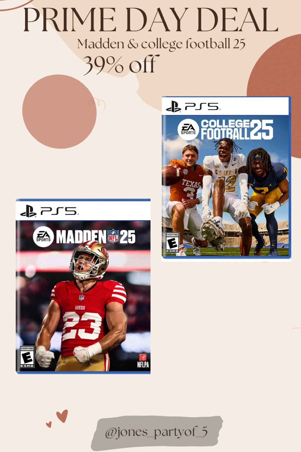 Buy now & save before Christmas! Madden 25 & College Football 25

#LTKxPrimeDay #LTKFamily #LTKGiftGuide