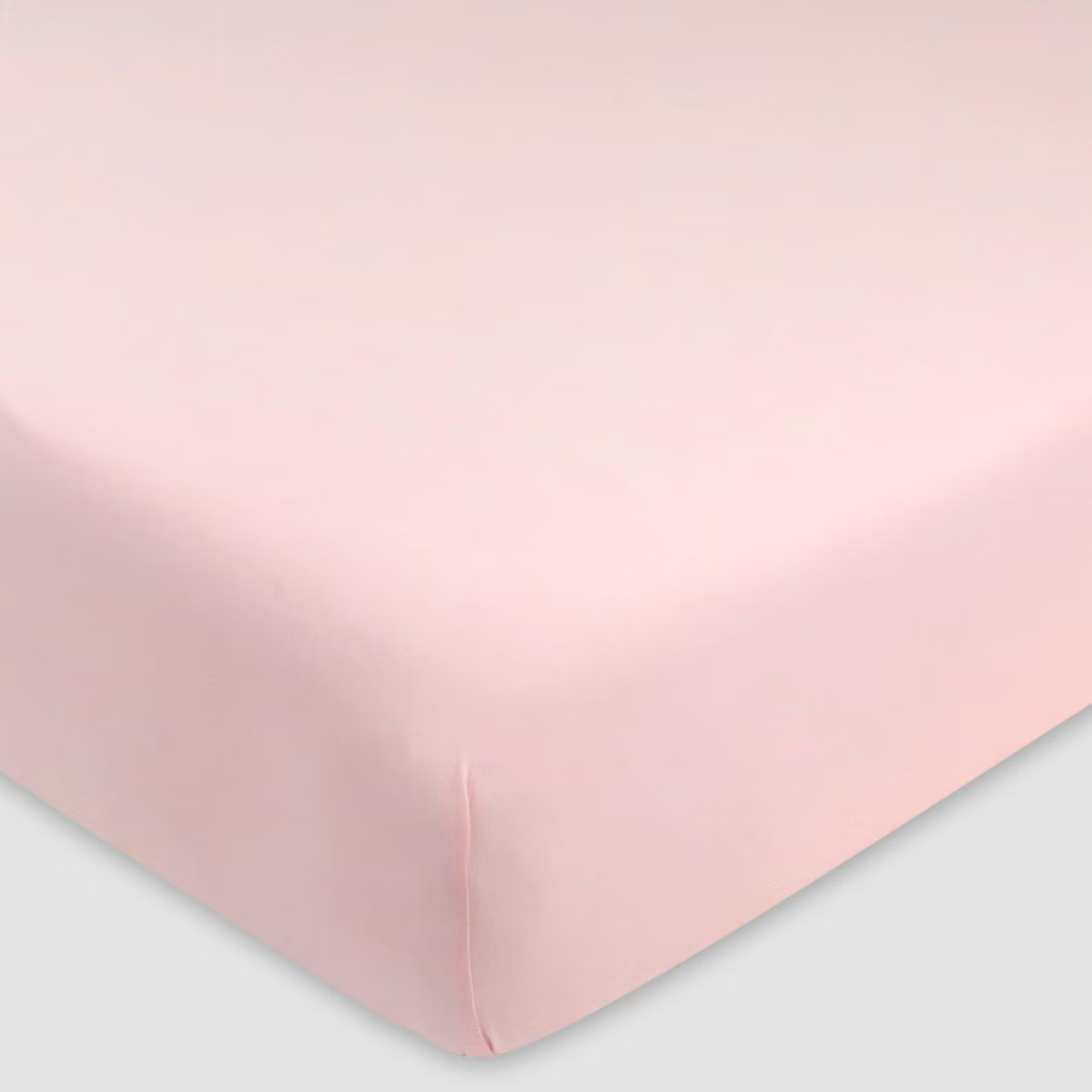 Honest Baby Organic Cotton Fitted Crib Sheet - Sea Salt Pink | Target