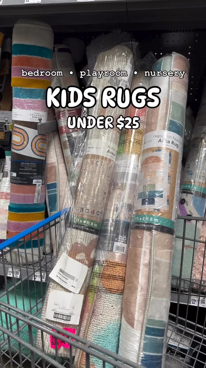 Kids bedroom, playroom & nursery rugs all under $25! ☁️✨

Walmart finds / baby / toddler / teen / boys / girls / mainstays / home decorr

#LTKHome #LTKBump #LTKKids
