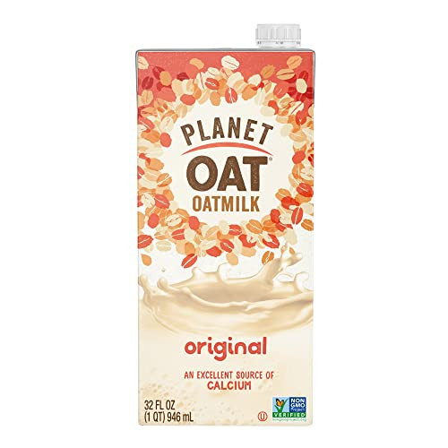 Planet Oat Oatmilk Without Lactose or Dairy NonGMO, Original, 32 Fl Oz (Pack of 6) | Amazon (US)