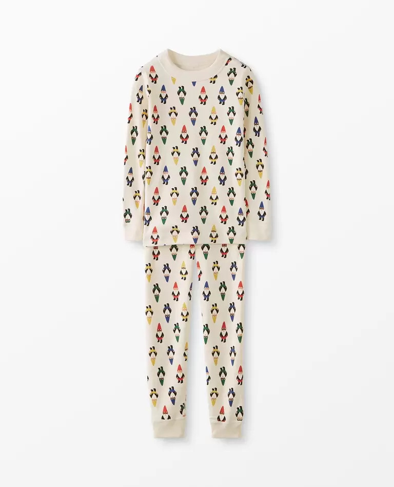 Holiday Print Long John Pajama Set | Hanna Andersson