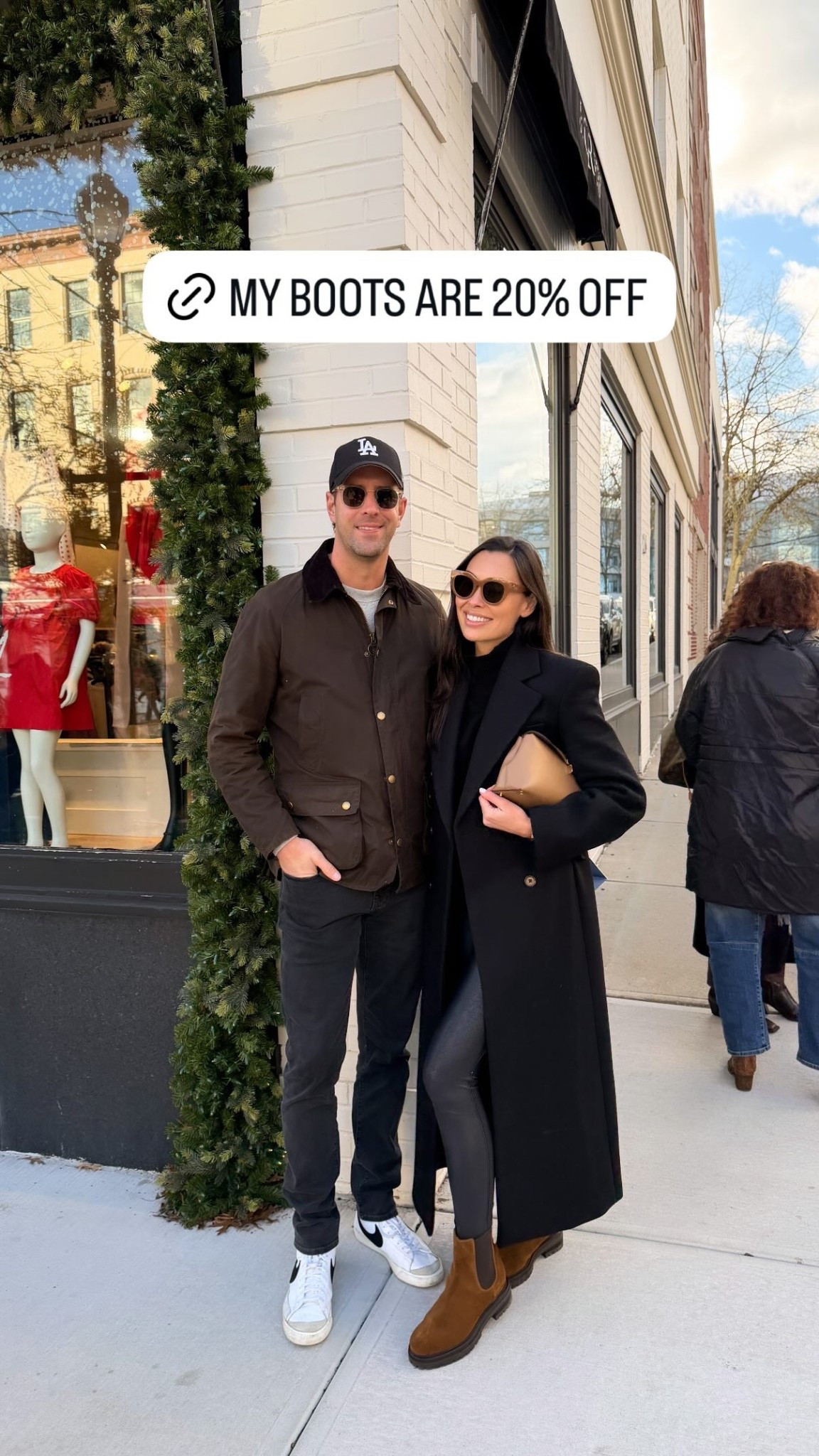 Winter outfit, fall outfit, black winter coat, boots on sale. 

#LTKSeasonal #LTKootd #LTKCyberWeek