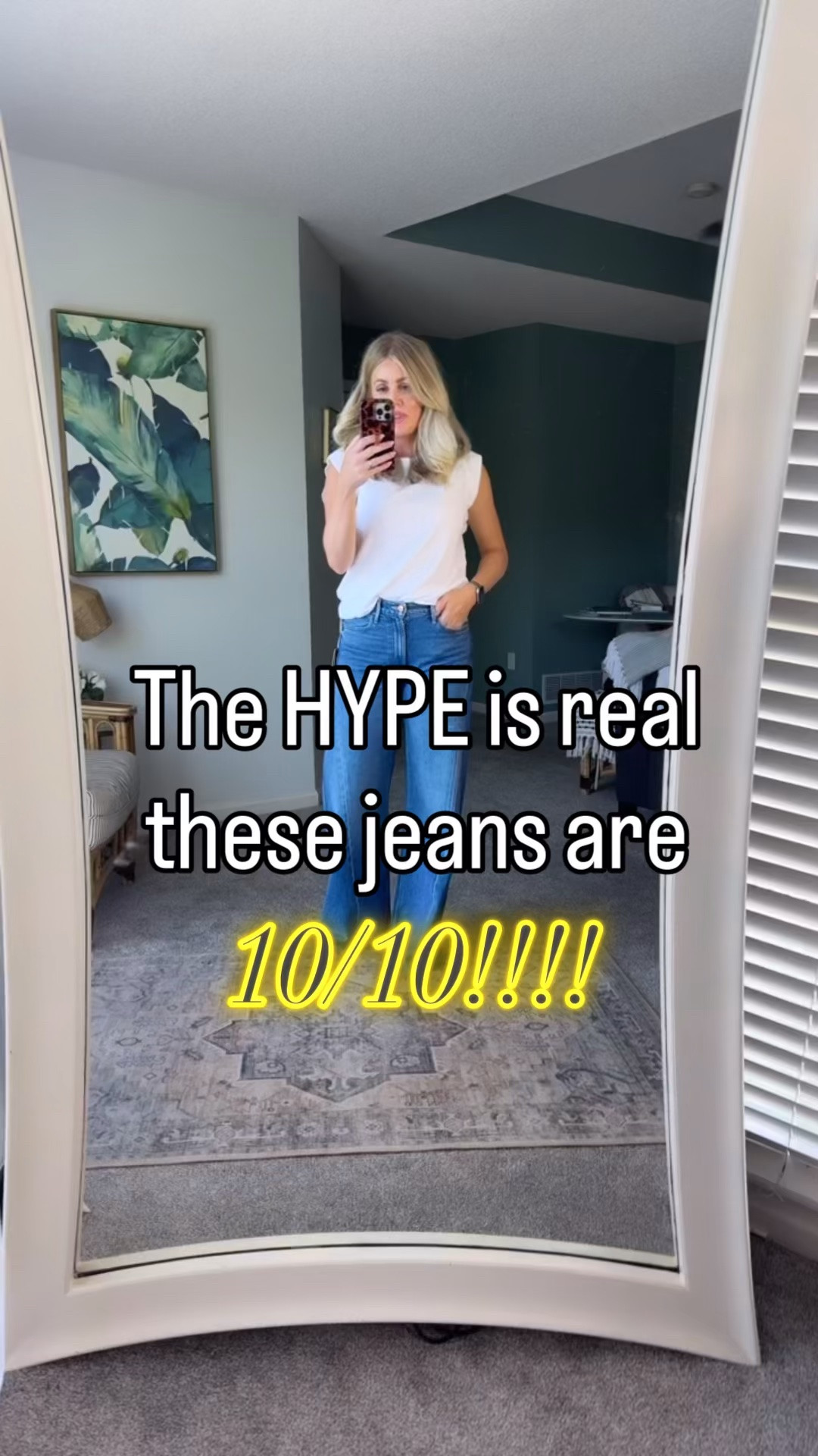 The hype is real! These jeans are just as amazing as everyone everyone’s been saying. 10/10!!!!!

#LTKootd #LTKOver40