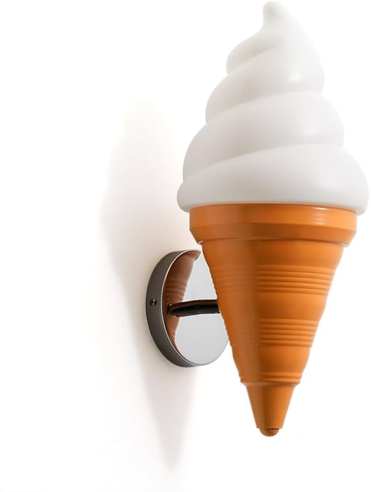 Ice Cream Wall lamp Spiral Cone Decorative Wall Light Fixture, DIY Lighting Fixtures for Kitchens... | Amazon (US)