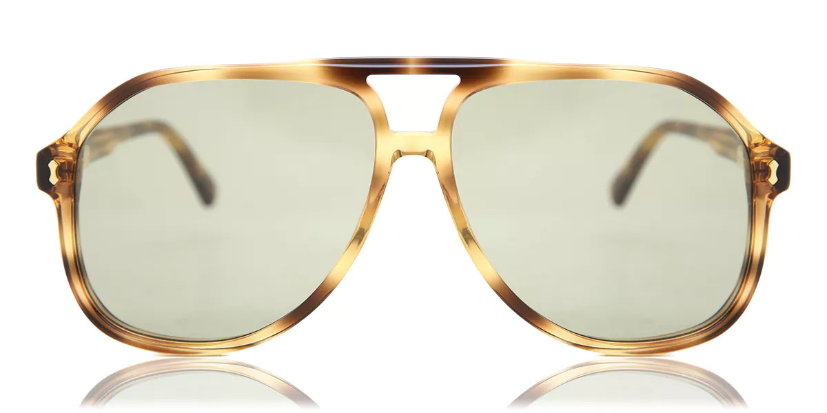 Gucci GG1042S 004 Men's Sunglasses Tortoiseshell Size 60 | SmartBuyGlasses Global