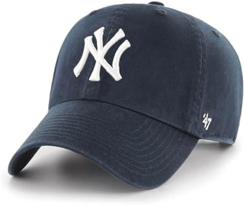 47 Brand MLB Team Color Home Primary Logo Clean Up Adjustable Baseball Cap Hat, Adult One Size Fi... | Amazon (US)