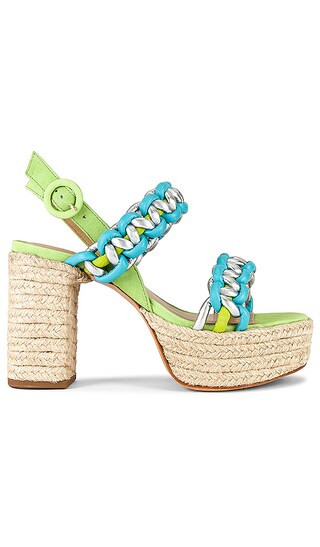 Juilet Sandal in Lime Green | Revolve Clothing (Global)