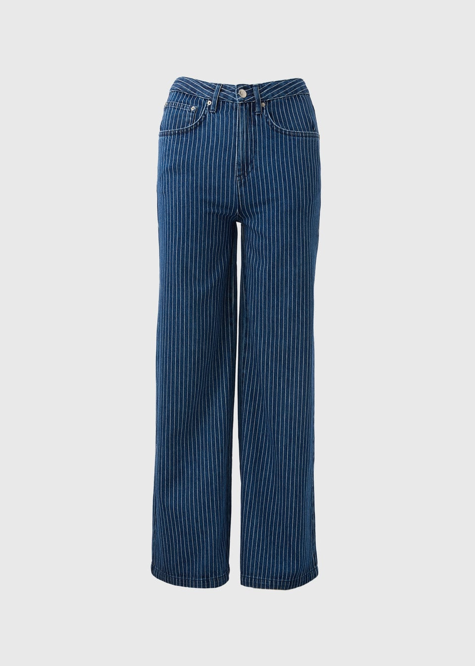 Blue Stripe Wide Leg Jeans | Matalan (UK)