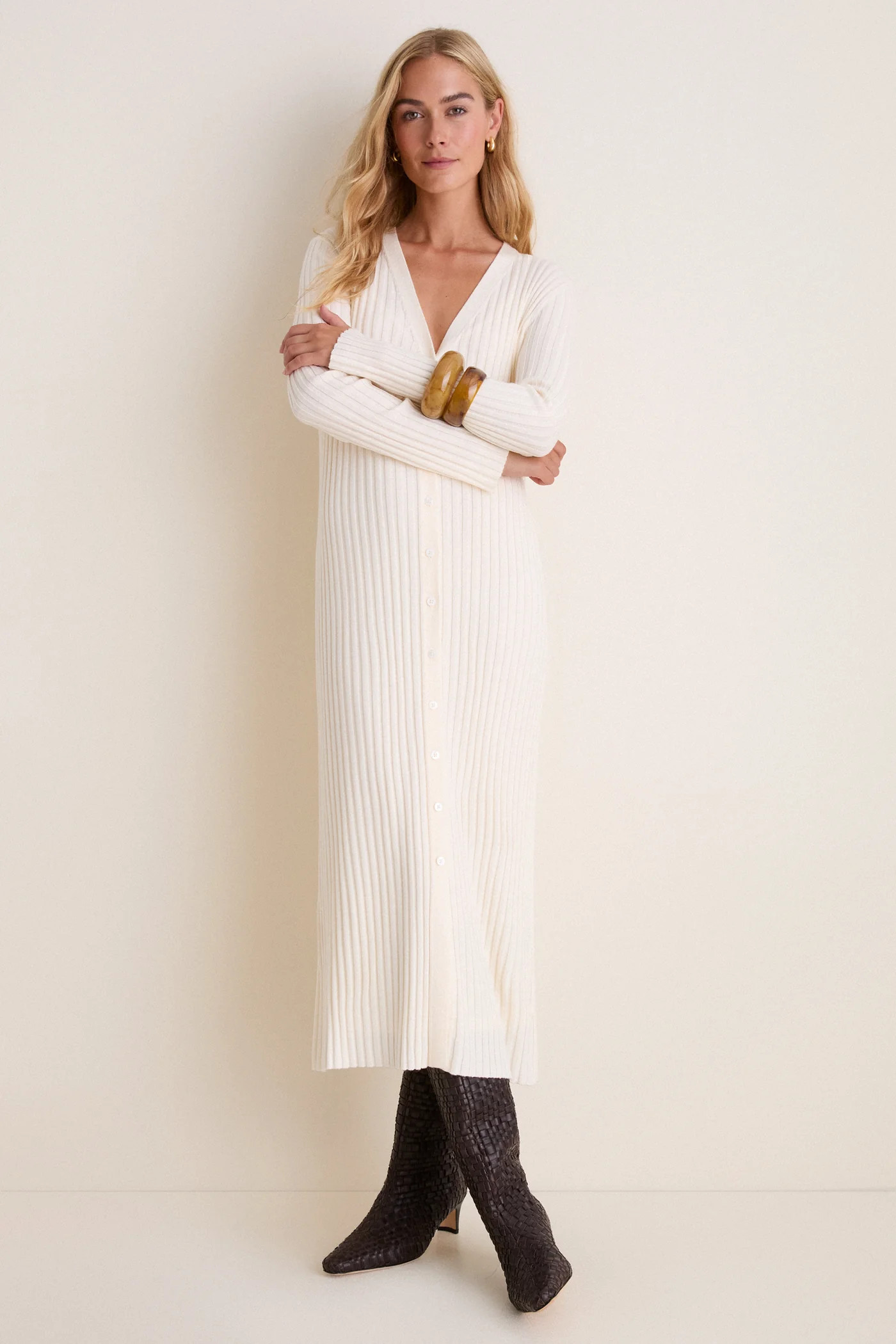 Ivory Callum Sweater Dress | Tuckernuck (US)
