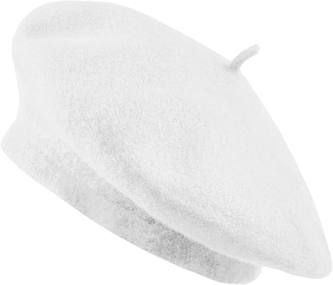 Jolbndcv 6PCS Beret Hat Wool French Beanie Hat Outdoor Hat Winter Hat Fashion Lady Hat | Amazon (US)