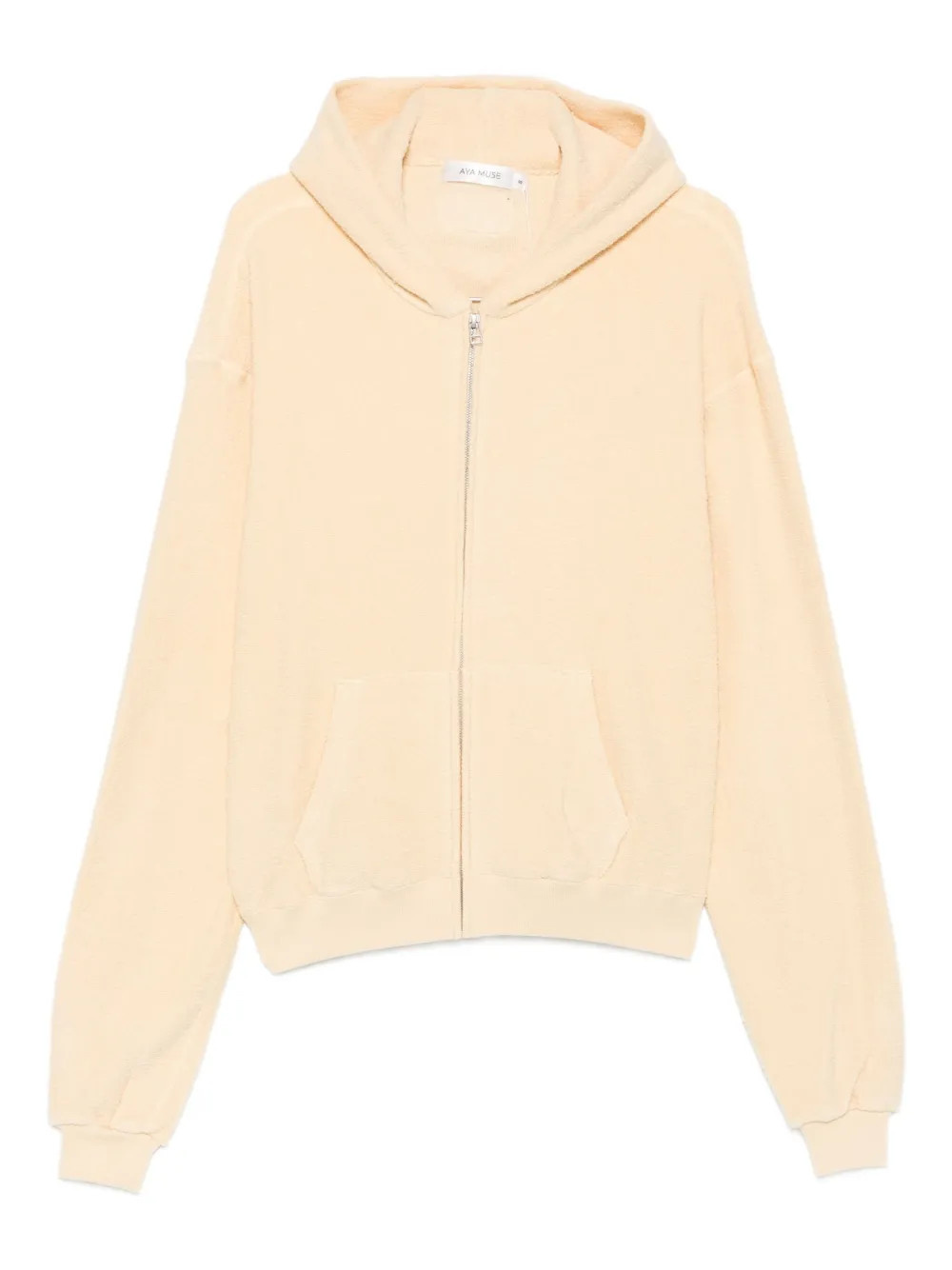 Aya Muse zip-up Cotton Hoodie | Yellow | FARFETCH IN | Farfetch Global