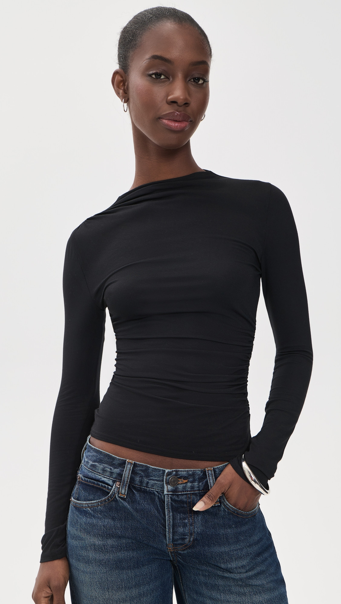 RAILS Joelle Top Black Onyx L | Shopbop