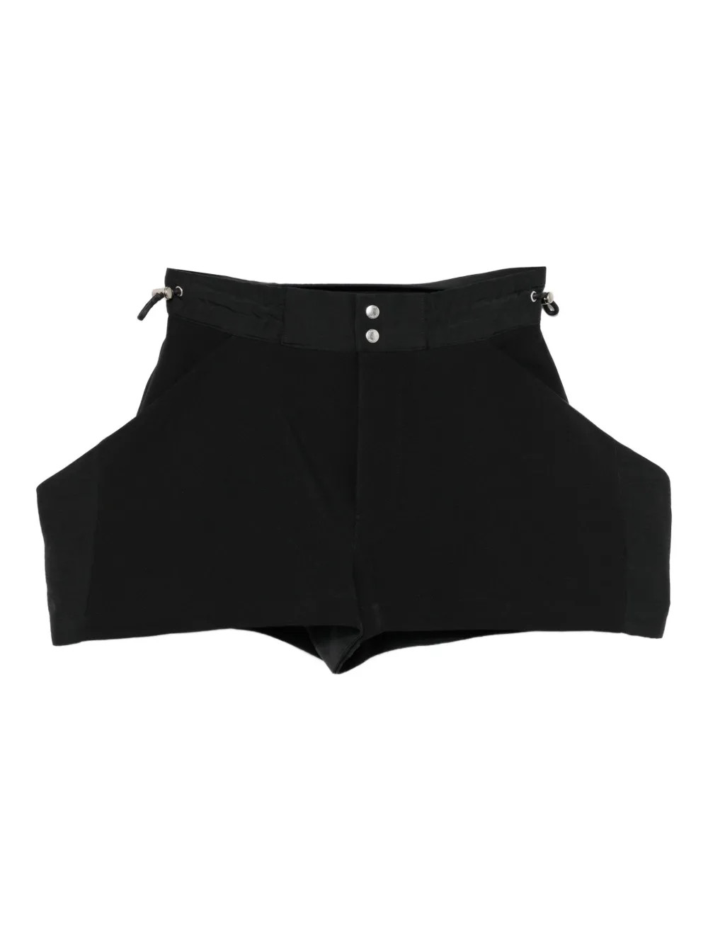 Sacai Twill Shorts | Black | FARFETCH | Farfetch Global