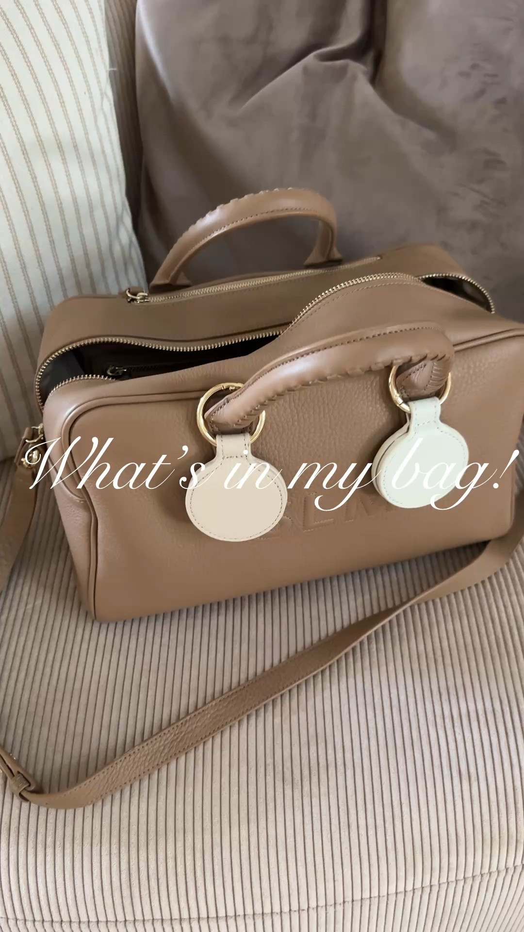 WHATS IN MY TRAVEL TOTE FROM LEATHEROLOGY! I took this to Europe last year, and it was the best travel bag I’ve ever used, especially for international! It holds my bag in a bag in a bag, is so comfortable, keeps all of my personal items safe, as a beautiful café color to match my base caramel suitcase, and I absolutely could not recommend this travel back enough! This is the normal size and not the mini- sorry yall!! Also great as a day today tote or an office tote! 

#LTKWorkwear #LTKTravel #LTKStyleTip