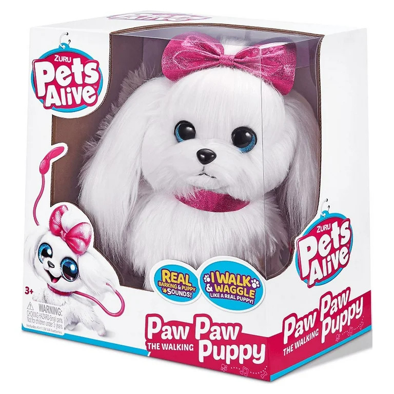 Pets Alive Paw Paw the Walking puppy by ZURU | Walmart (US)