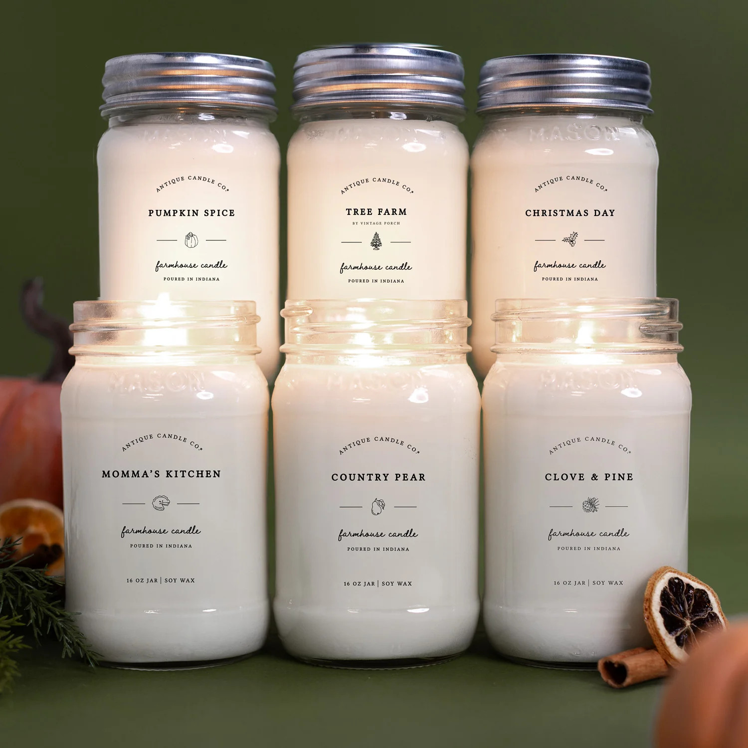 Best-Sellers Bundle of Six - Antique Candle Co.®️ | Antique Candle Co.