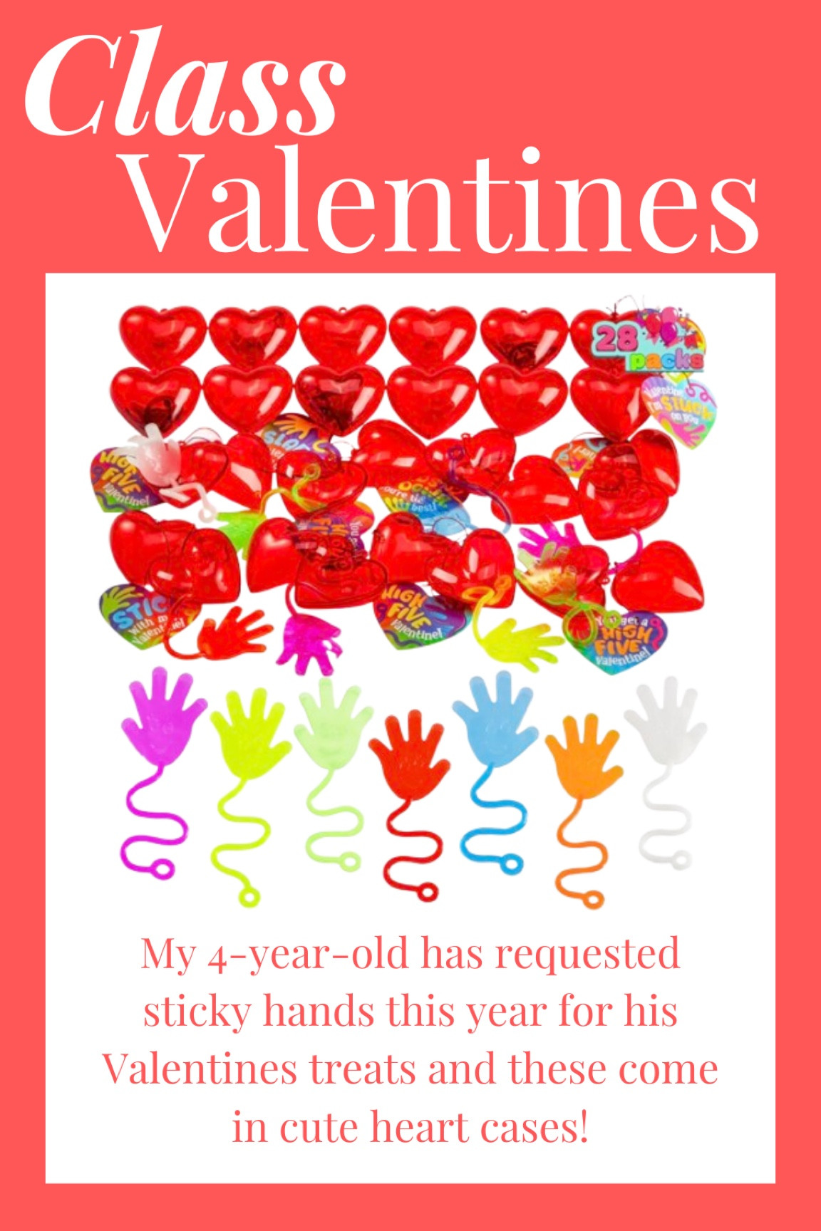 Class valentines treats sticky hands in heart cases 

#LTKKids #LTKSeasonal