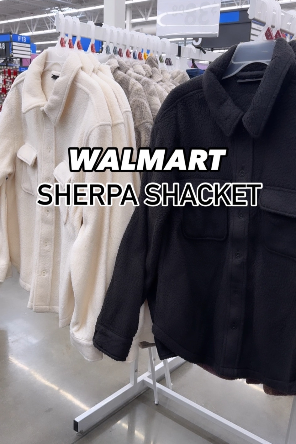 Instagram reel, Walmart sherpa shacket, Walmart outfit, Walmart fashion, Walmart try on, sherpa shacket 

#LTKfindsunder50 #LTKSeasonal