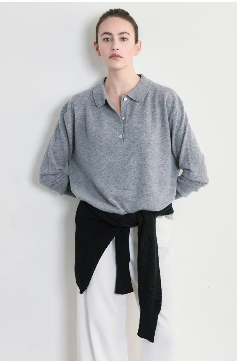 Almina Concept Lightweight Wool Polo | Nordstrom | Nordstrom
