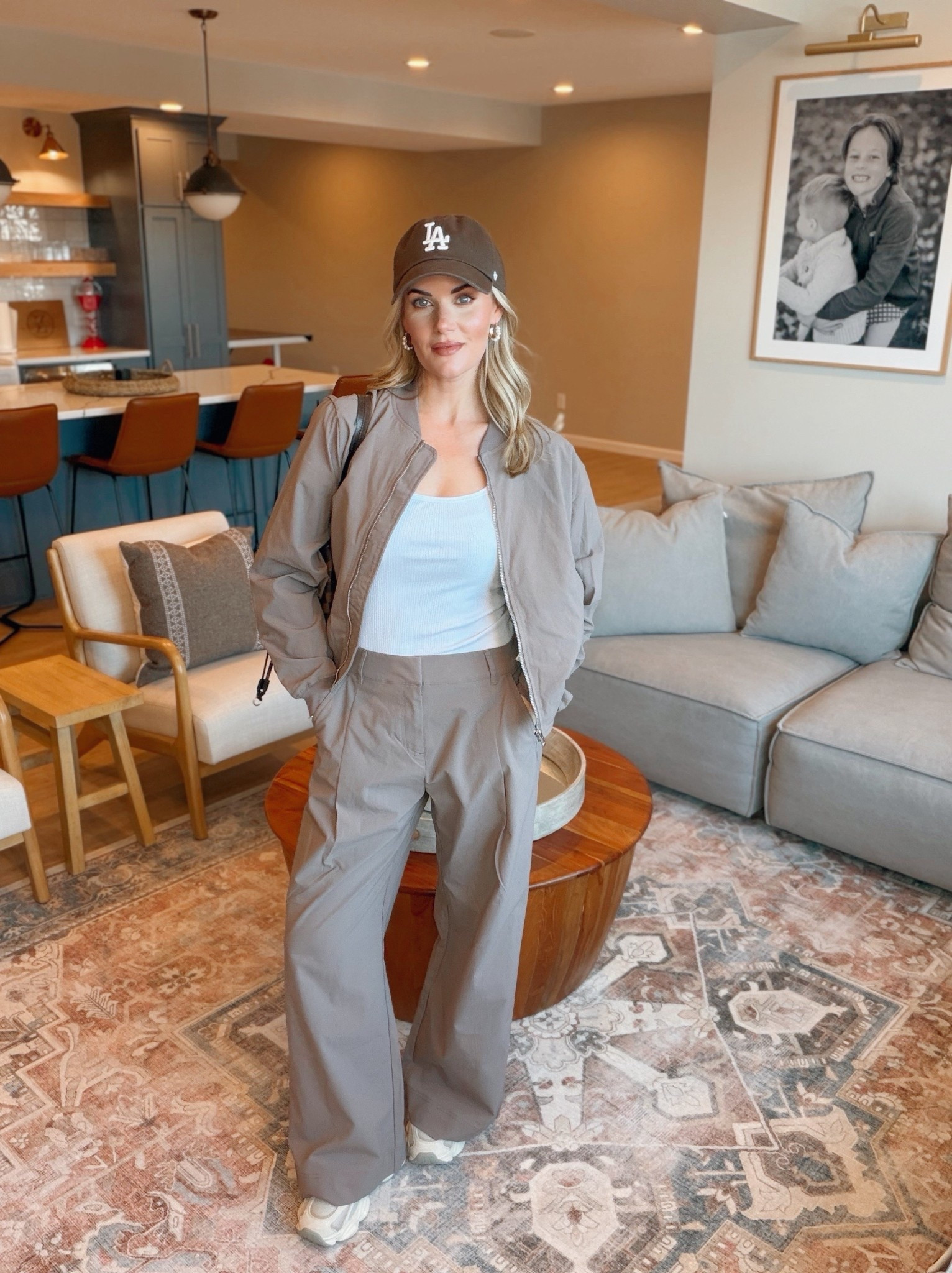 Casual spring outfit from @Fabletics - wearing a small in everything and 7.5 in the sneakers #myfabletics #fableticspartner 

#LTKmomlife #LTKSeasonal #LTKgrwm