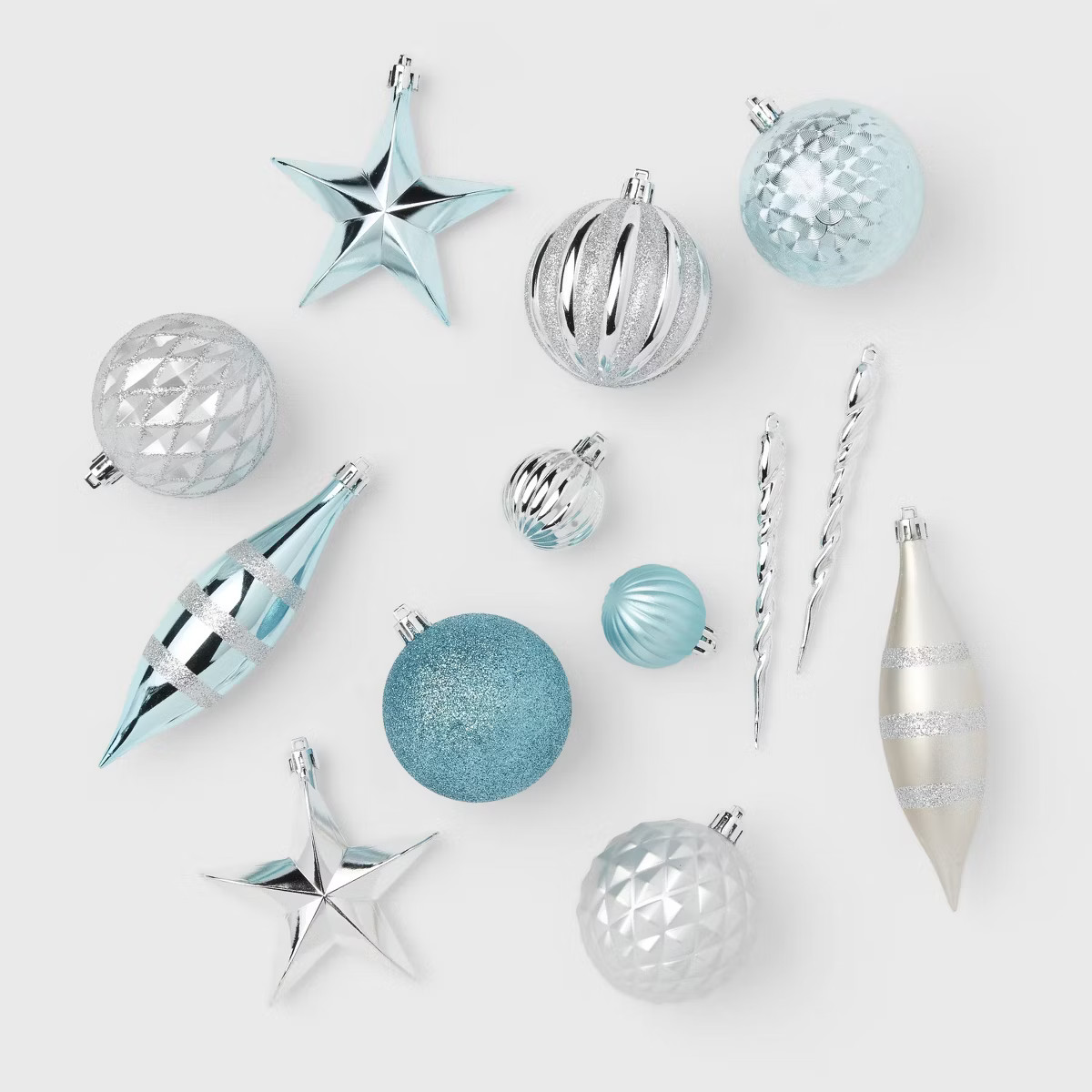 40ct Plastic Star Christmas Tree Ornament Set - Wondershop™ | Target