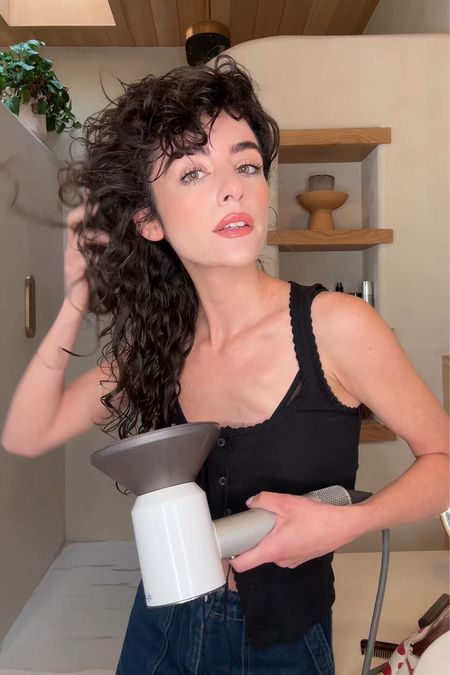 Best blow dryer and diffuser for curly hair - also linking my cute tank top, perfect for summer or layering ✨

#LTKbeauty #LTKxSephora