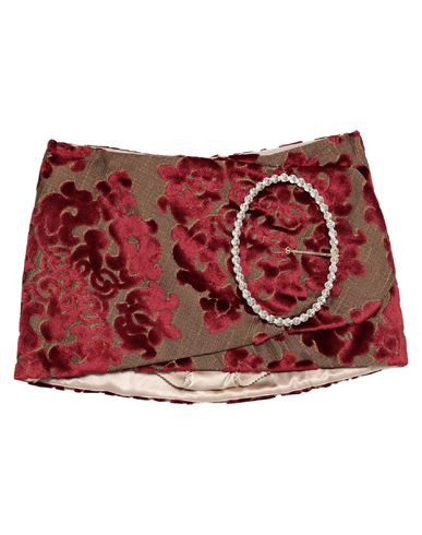 Dolce & gabbana Woman Mini skirt Burgundy Size 2 Viscose, Polyester | YOOX (US)