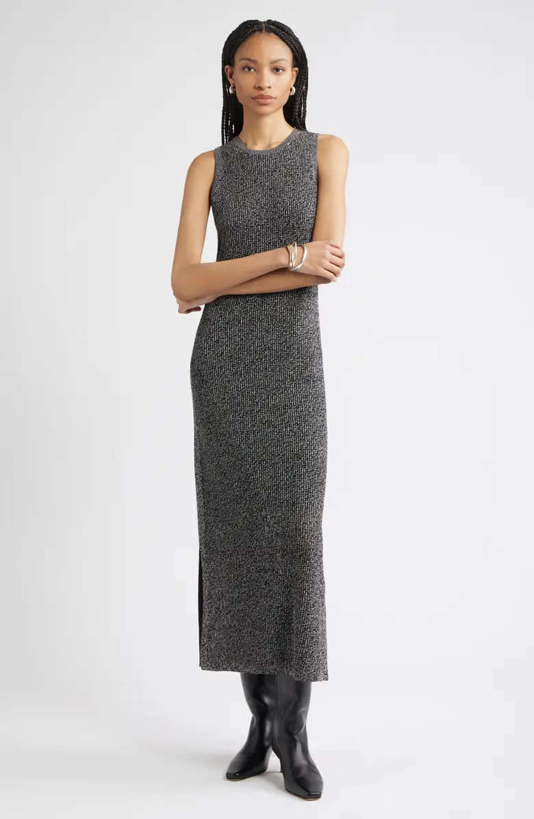 Marled Sleeveless Crewneck Sweater Dress | Nordstrom