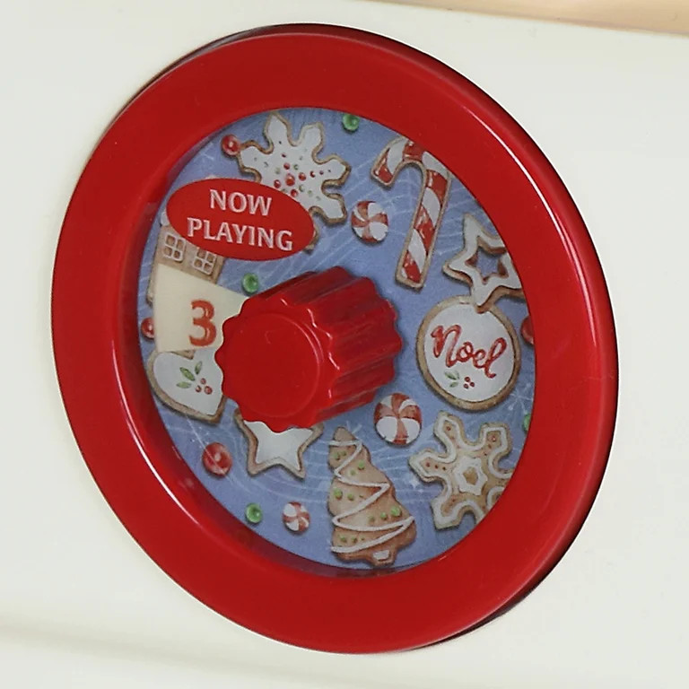 Mr. Christmas Decorative 12" Oversized Retro Radio, Ivory | Walmart (US)