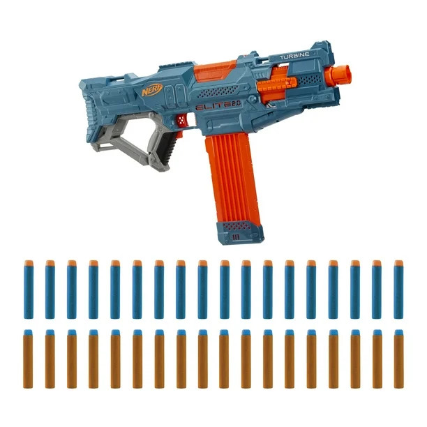 Nerf Elite 2.0 Turbine CS-18 Battery Blaster with 36 Darts - Walmart.com | Walmart (US)