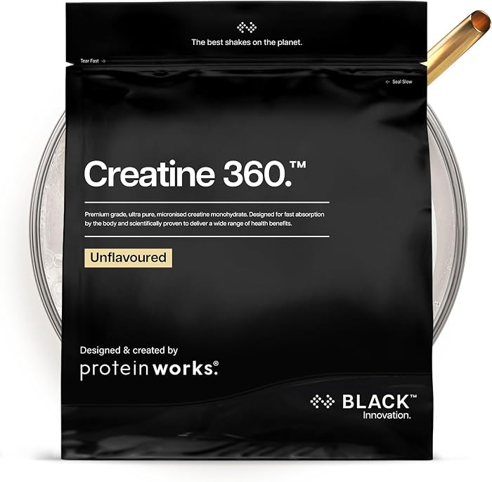 Protein Works | Creatine 360 - Black Innovation, Creatine Monohydrate, Micronised Creatine Powder... | Amazon (UK)