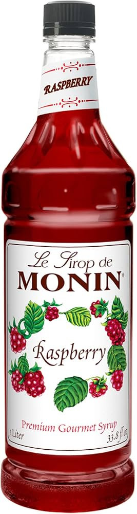 Monin - Raspberry Syrup, Sweet and Tart, Great for Cocktails and Lemonades, Gluten-Free, Non-GMO ... | Amazon (US)