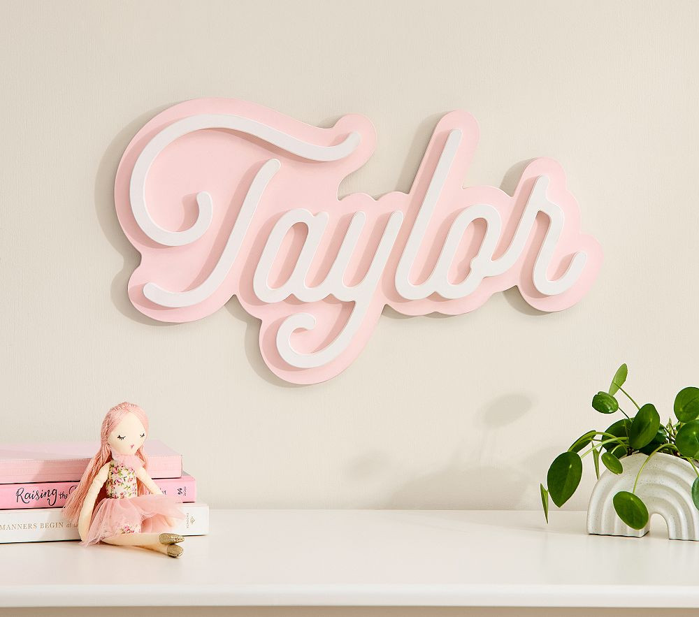 Layered Wall Name | Pottery Barn Kids