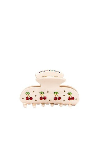 Emi Jay Sweetheart Clip in Cherry Pie - Cream. Size all. | FWRD 