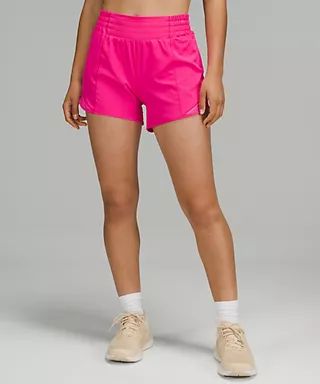 Hotty Hot High-Rise Lined Short 4" | Lululemon (US)