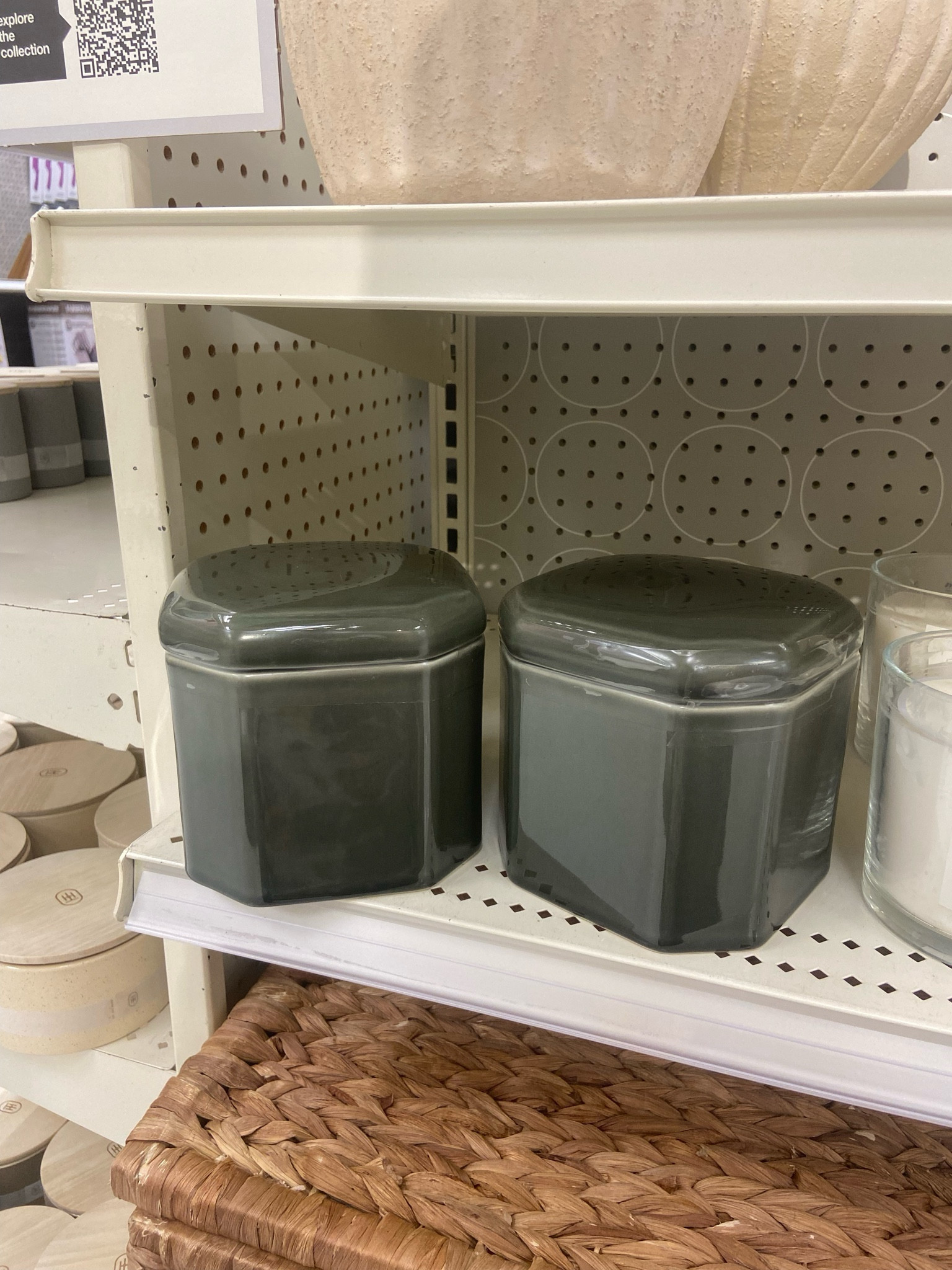 Green glass canister storage from Studio McGee Target 

#LTKhome #LTKstyletip #LTKfindsunder50