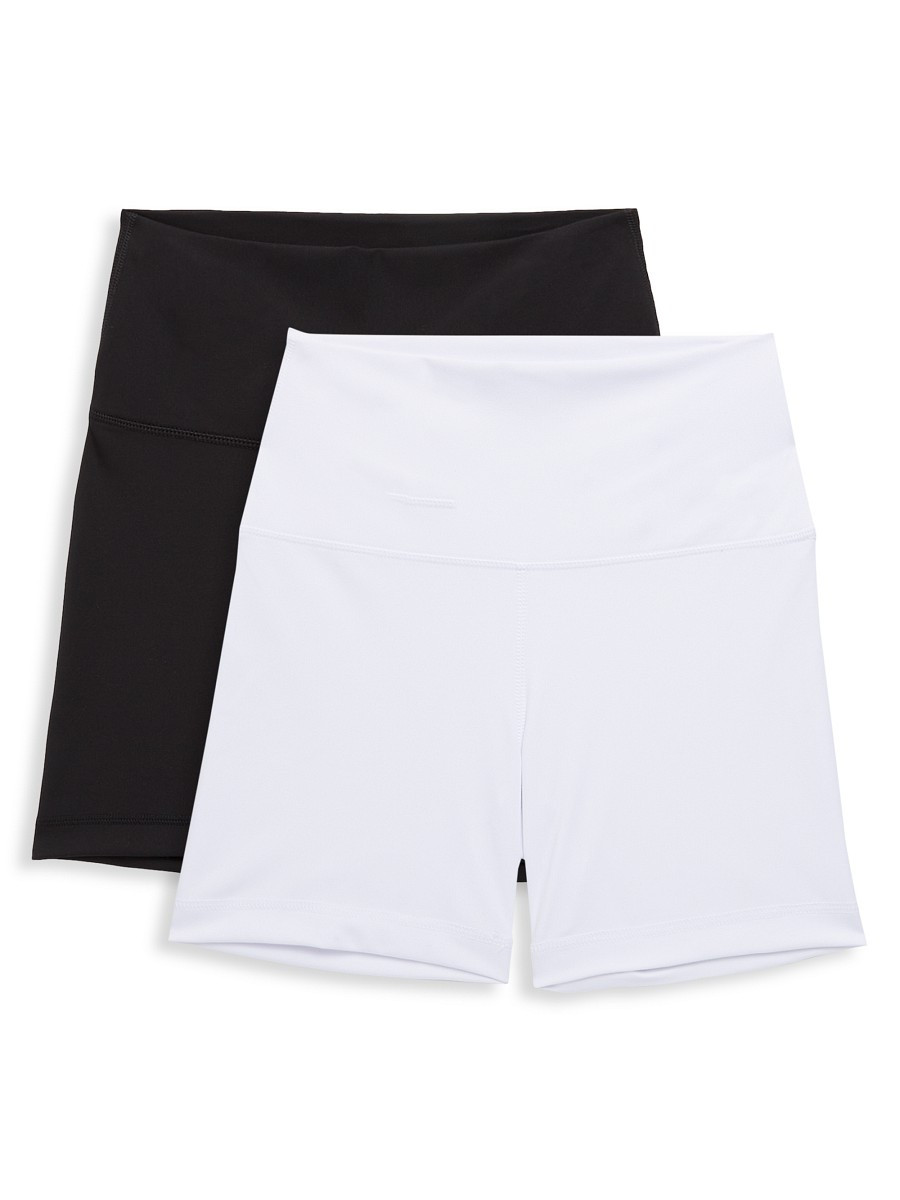 90 Degree by Reflex Women's 2-Piece Bike Shorts Set - Black White - Size XXL | Saks Fifth Avenue OFF 5TH