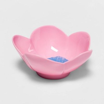 14oz Melamine Flower Dining Bowl Pink - Spritz&#8482; | Target