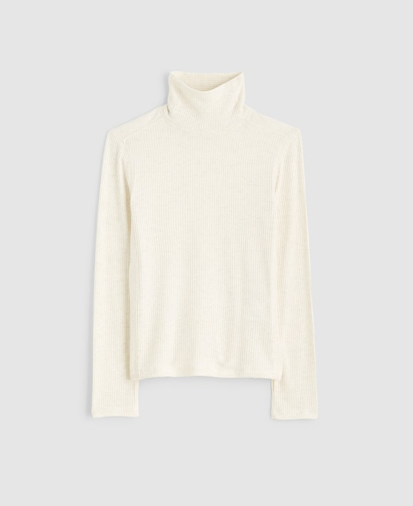 Ribbed Turtleneck Long-Sleeve Tee | Madewell