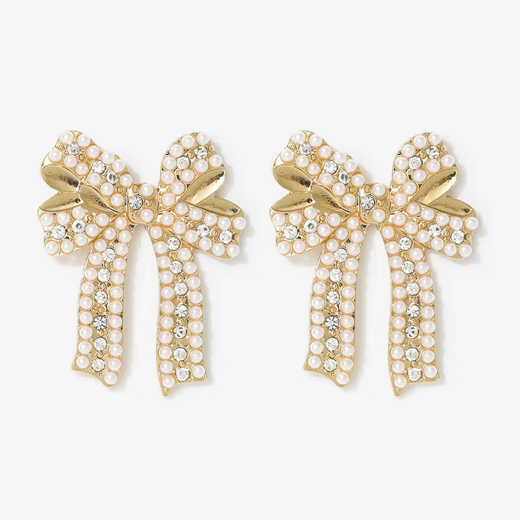 Pearl Bow Earrings | Marleylilly