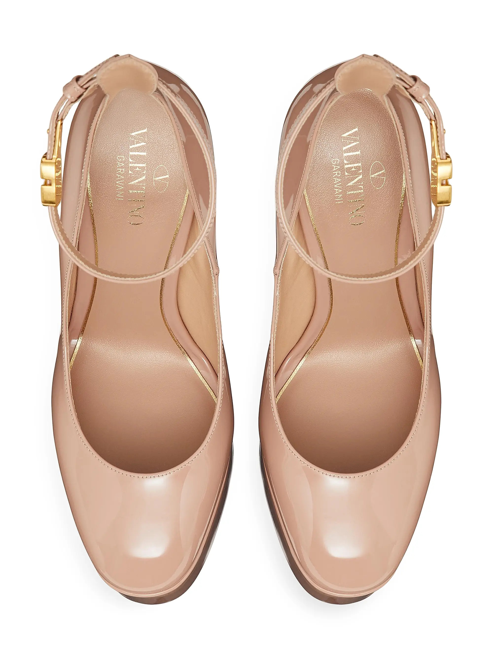 Tan-Go Platform Pumps in Patent Leather | Saks Fifth Avenue