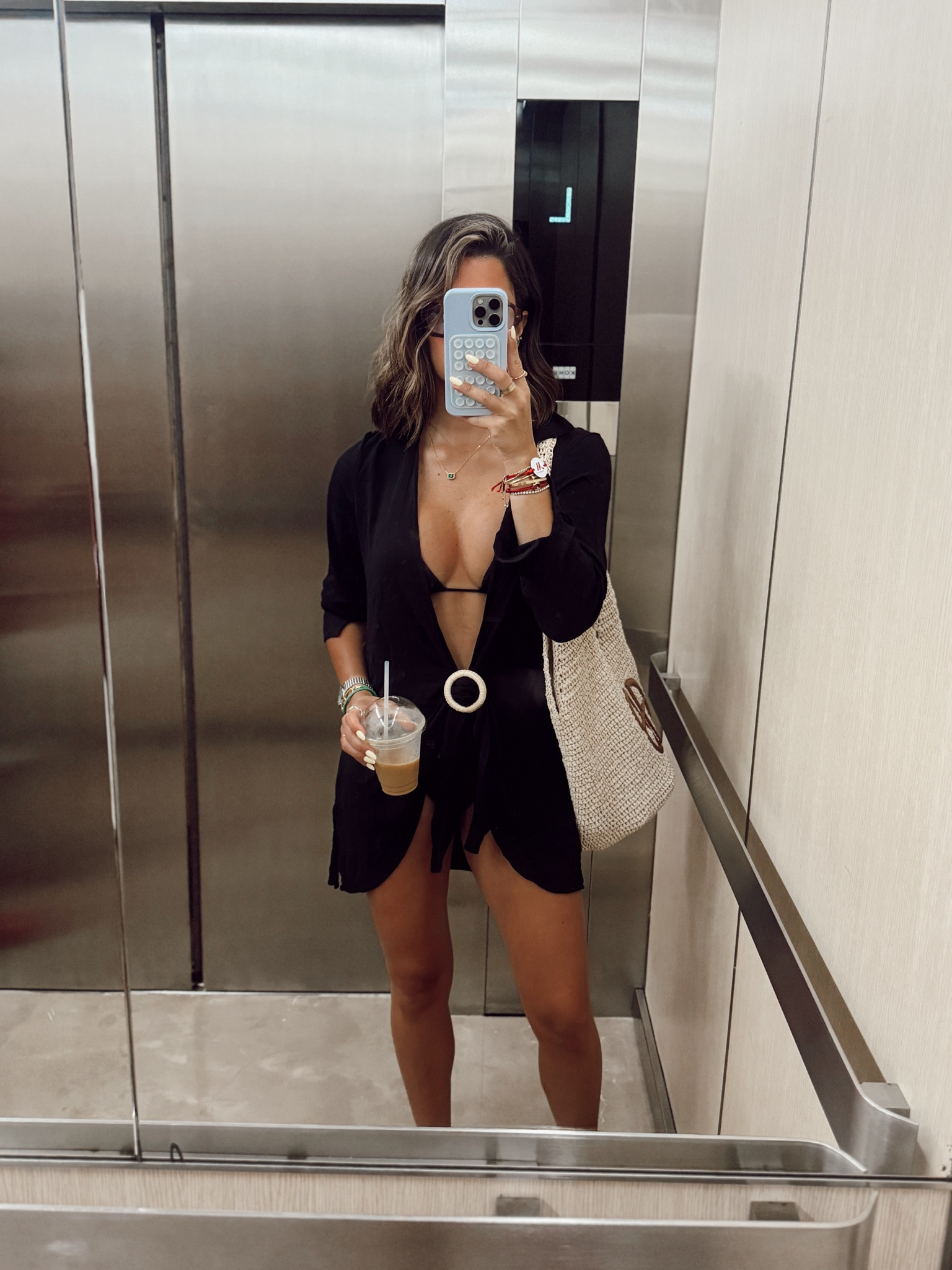 Cutest swim coverup😍
For reference on thw bikini i wear size M on top (im 34C) and S in bottom (they are tiny and cheeky)


#LTKSwim