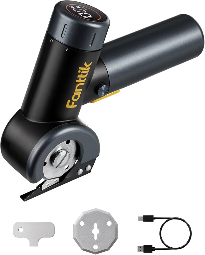 Fanttik C8 Nano Easyswap Cordless Electric Scissors with LED Display, Rechargeable Cardboard Cutt... | Amazon (US)