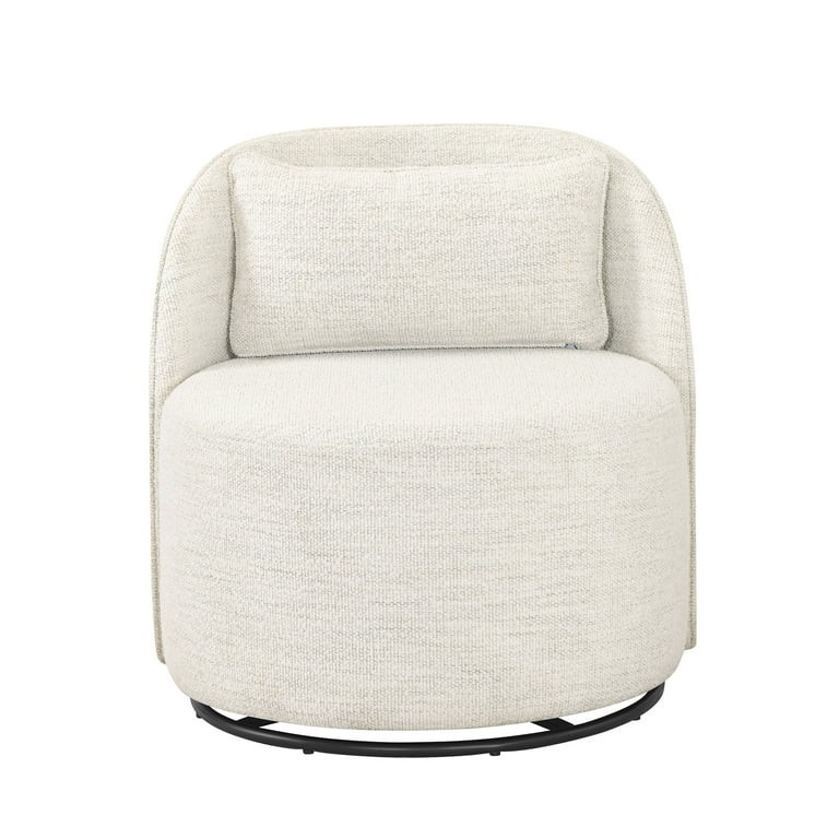 Better Homes & Gardens Juliet Modern Arch Swivel Chair, Cream Bouclé - Walmart.com | Walmart (US)