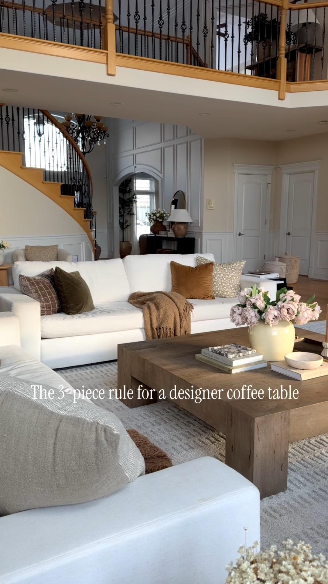 My simple rule for styling a coffee table so it feels finished 🤍

I always include three elements:
• something organic
• something stacked
• something sculptural

Most of these pieces are Amazon and they make such a difference when styling a table. Everything linked here.

#LTKHome